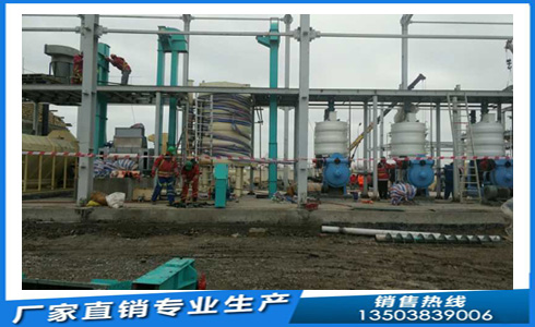 企鵝牌棉籽榨油機(jī)設(shè)備 阿塞拜疆預(yù)榨車間建設(shè)(圖1)